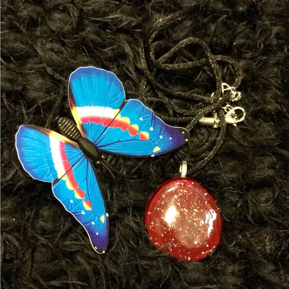 Marble Glass One of a Kind Unique Rare Handmade Necklace - Picture 15 of 16